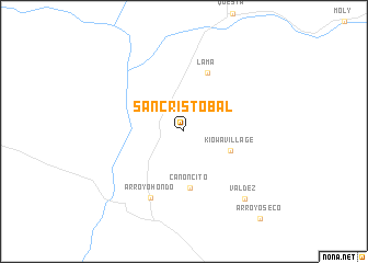 map of San Cristobal