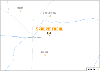 map of San Cristóbal