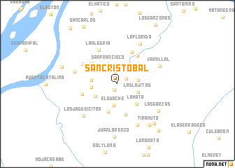 map of San Cristobal