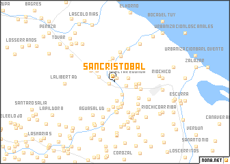 map of San Cristóbal