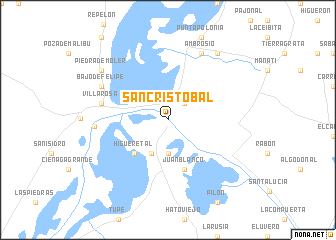 map of San Cristóbal