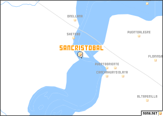 map of San Cristobal