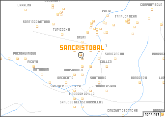 map of San Cristóbal