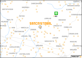 map of San Cristóbal