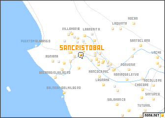 map of San Cristóbal