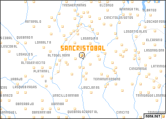 map of San Cristóbal