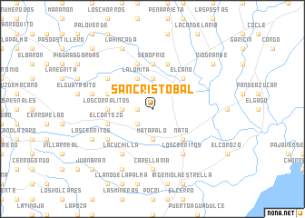 map of San Cristóbal