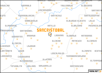 map of San Cristóbal