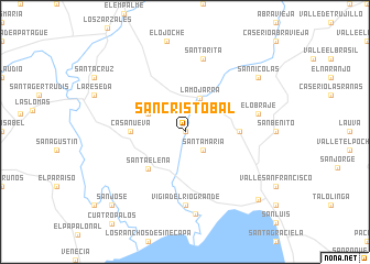 map of San Cristóbal