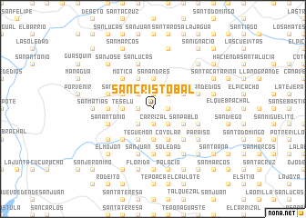 map of San Cristóbal