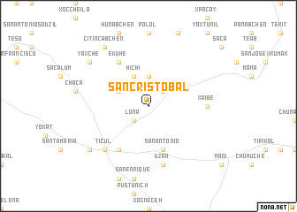 map of San Cristóbal