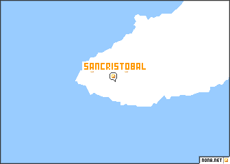 map of San Cristóbal