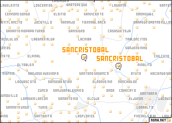 map of San Cristóbal