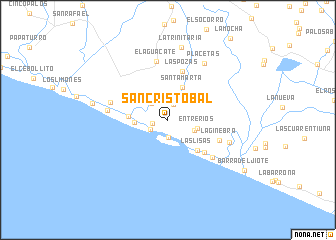 map of San Cristóbal