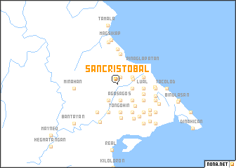 map of San Cristobal