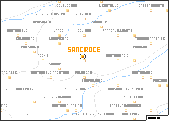 map of San Croce