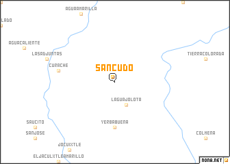 map of Sancudo