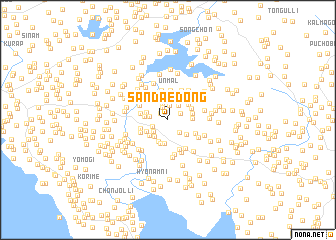 map of Sandae-dong