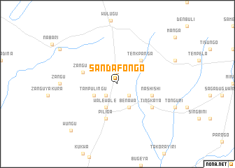 map of Sandafongo