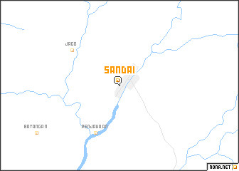 map of Sandai