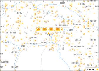 map of Sandākai Jaba