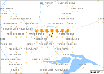 map of Sandala Kalunga