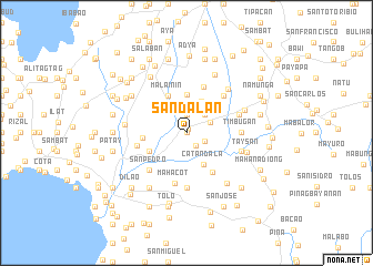 map of Sandalan