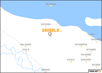 map of Sandala