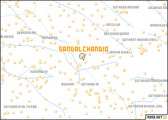 map of Sāndal Chāndio