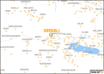 map of Sandali