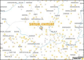 map of Sandal Khingar