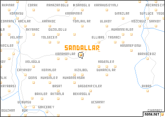 map of Sandallar