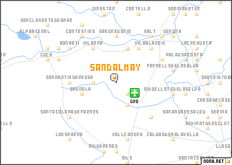 map of San Dalmay