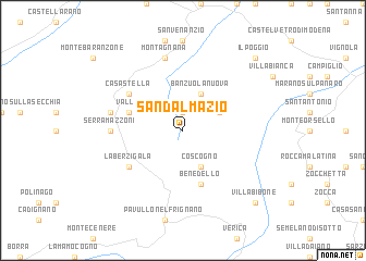 map of San Dalmazio