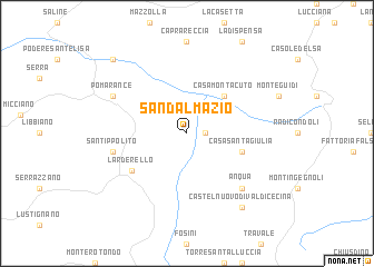 map of San Dalmazio