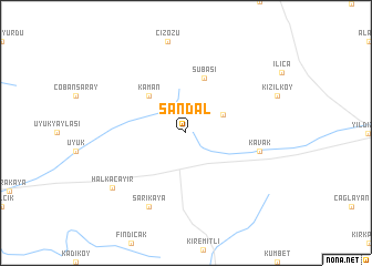 map of Sandal