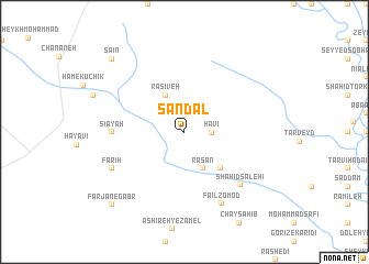 map of Sandāl