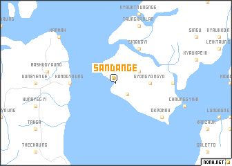 map of Sandange