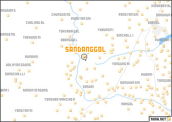 map of Sandang-gol