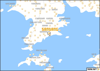 map of Sandang