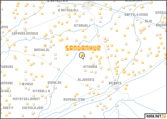 map of Sandanhūr