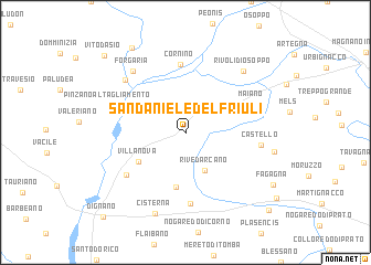 map of San Daniele del Friuli