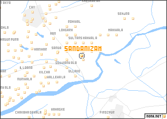 map of Sānda Nizām