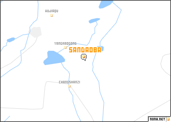 map of Sandaoba
