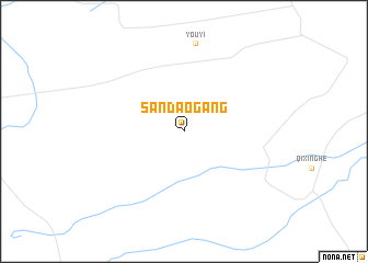 map of Sandaogang