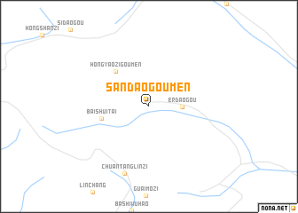 map of Sandaogoumen