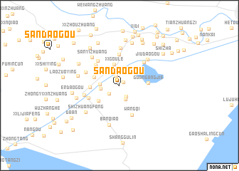 map of Sandaogou