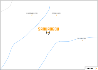 map of Sandaogou