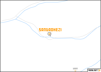 map of Sandaohezi