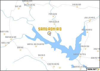 map of Sandaomiao